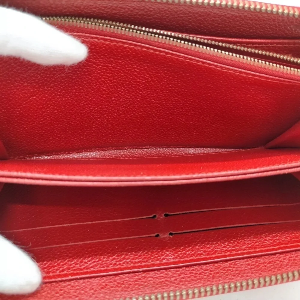 Authentic Louis Vuitton LV Zippy Wallet Zippy Wallet Red Monogram Empreinte ❤️ - Picture 6 of 8